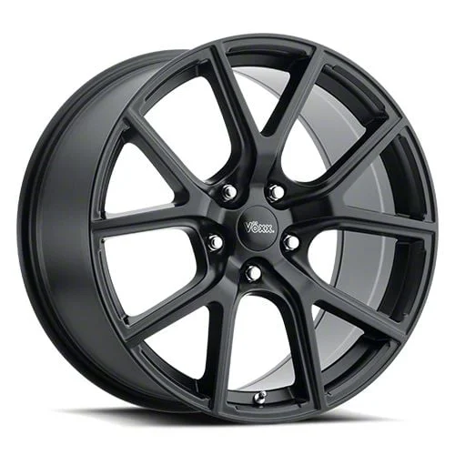Voxx Lumi Matte Black Wheel; 20x10; Rear Only; 25mm Offset (06-10 RWD Charger)