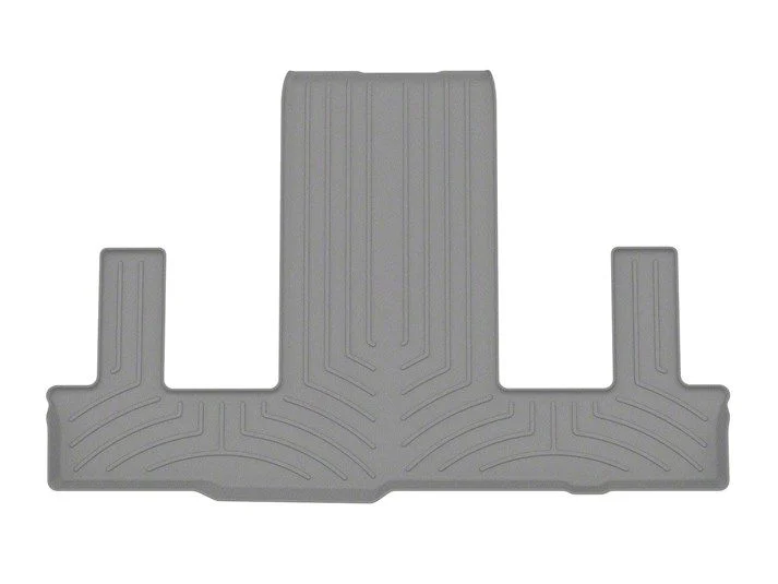 Weathertech Rear Floor Liner HP; Gray (21-26 Yukon w/ 2nd Row Bucket Seats)
