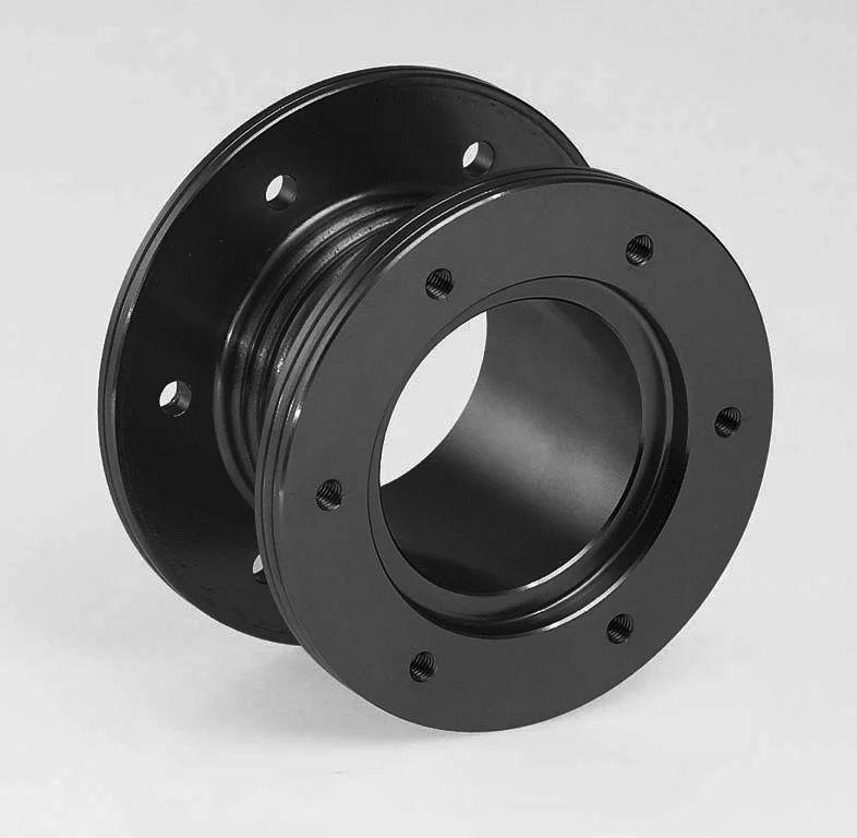 Sparco Steering Wheel Spacer - Black, Chrome, Silver