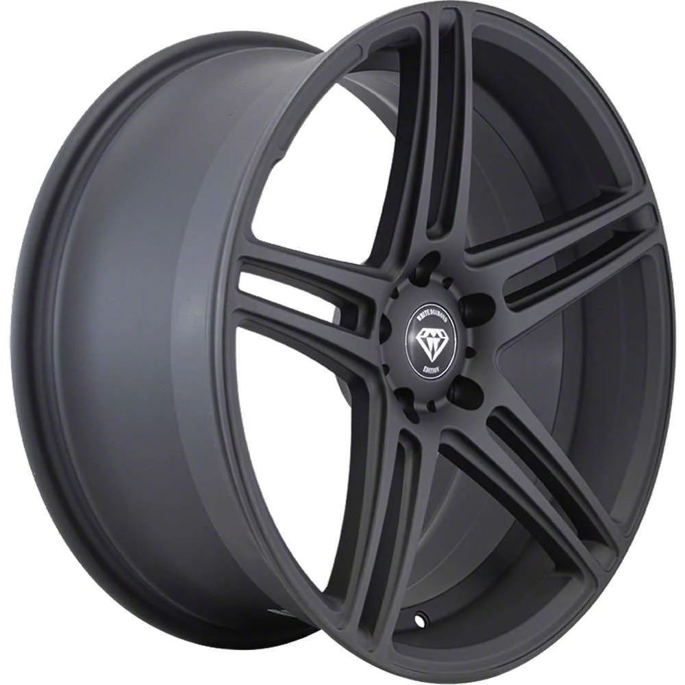 White Diamond W3184 Matte Black Wheel; 20x9; 20mm Offset (11-23 RWD Charger, Excluding SRT Hellcat)