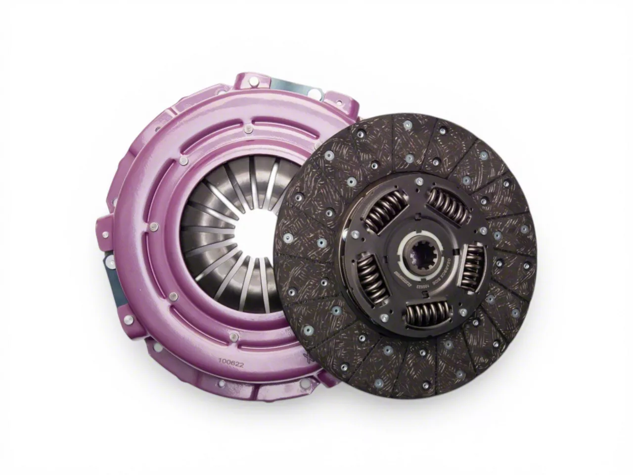 X-Clutch Stage 1 Single Sprung Organic Disc Clutch Kit with Hydraulic Release Bearing; 10-Spline (05-10 Mustang GT)
