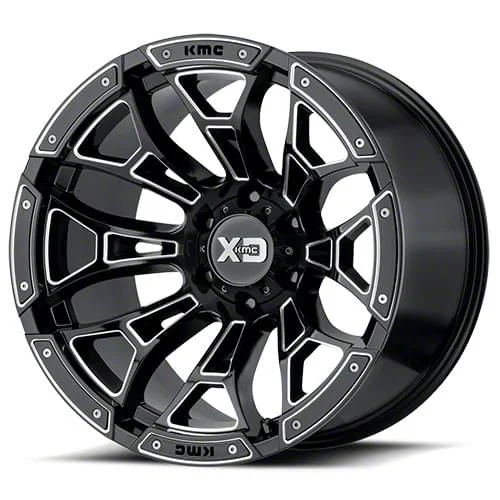 XD Boneyard Gloss Black Milled 6-Lug Wheel; 20x9; 0mm Offset (04-08 F-150)