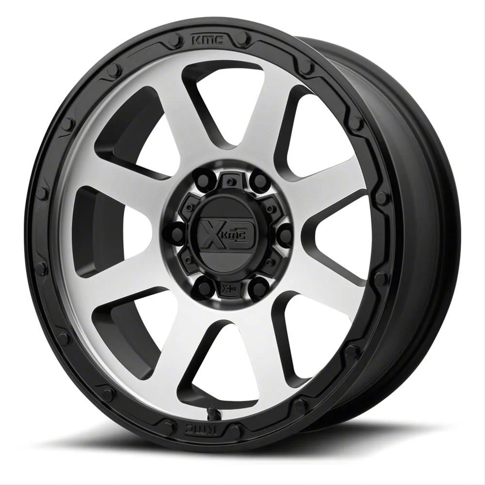 XD Addict 2 Matte Black Machined 6-Lug Wheel; 18x8.5; 0mm Offset (07-14 Tahoe)