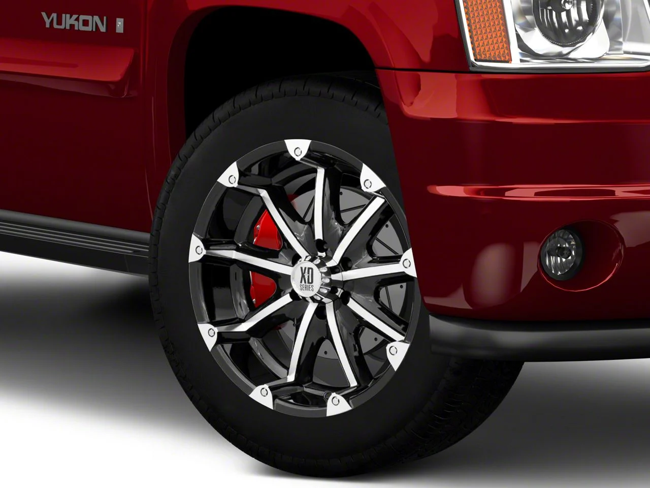 XD Badlands Gloss Black Machined 6-Lug Wheel; 20x9; 18mm Offset (07-14 Yukon)