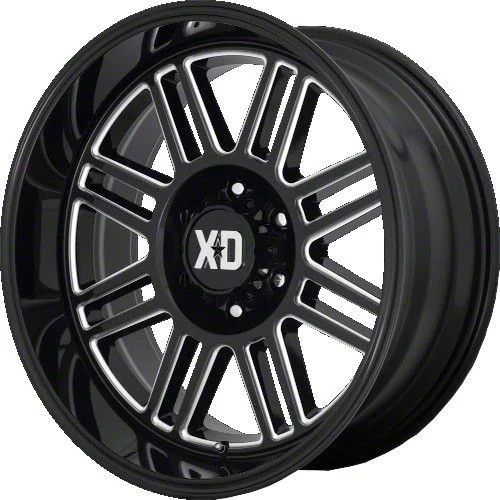 XD Cage Gloss Black Milled 6-Lug Wheel; 20x9; 18mm Offset (07-14 Yukon)