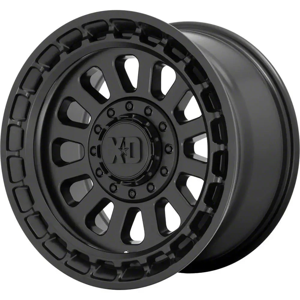 XD Omega Satin Black 6-Lug Wheel; 17x9; 0mm Offset (07-14 Yukon)