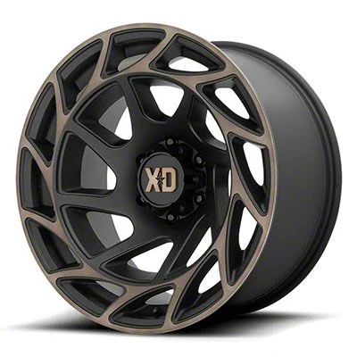 XD Onslaught Satin Black with Bronze Tint 6-Lug Wheel; 17x9; -12mm Offset (07-14 Yukon)