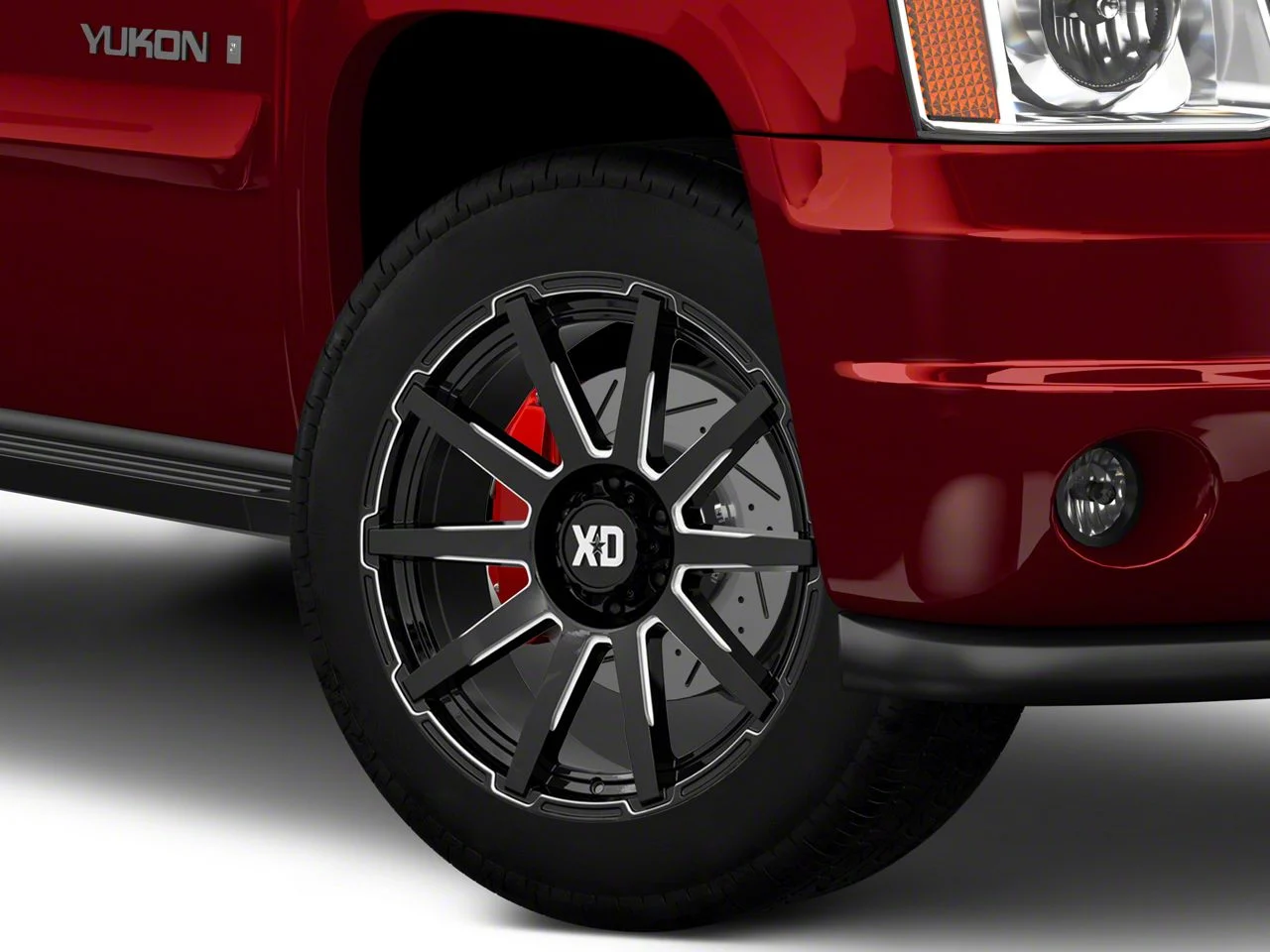 XD Outbreak Gloss Black Milled 6-Lug Wheel; 20x9; 18mm Offset (07-14 Yukon)