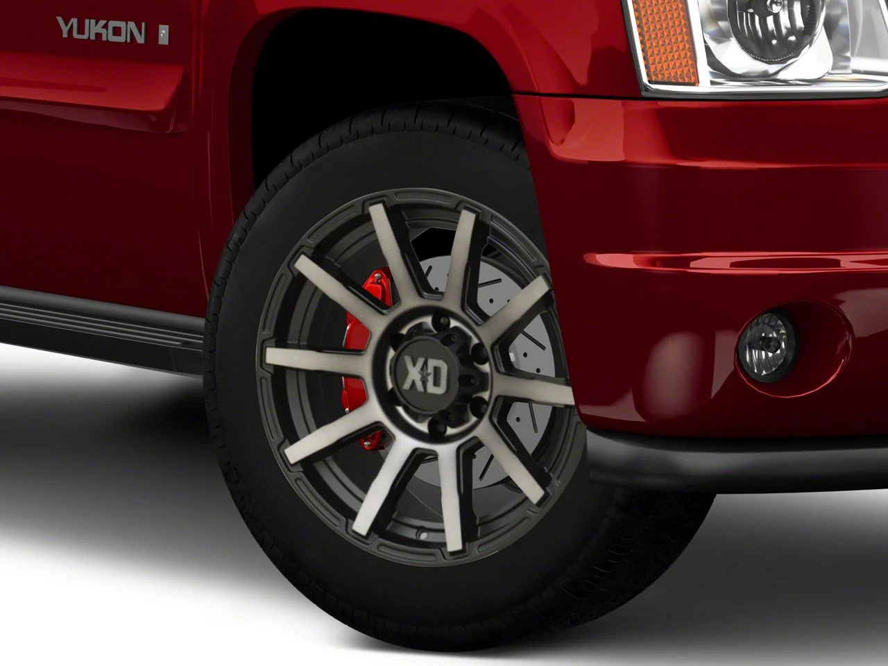 XD Outbreak Satin Black with Gray Tint 6-Lug Wheel; 20x9; 30mm Offset (07-14 Yukon)