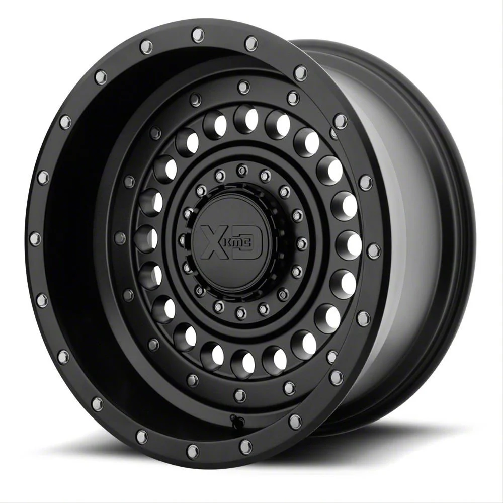 XD Panzer Satin Black 6-Lug Wheel; 20x12; -44mm Offset (07-14 Yukon)