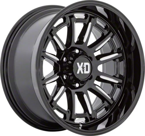 XD Phoenix Gloss Black Milled 6-Lug Wheel; 20x10; -18mm Offset (07-14 Yukon)