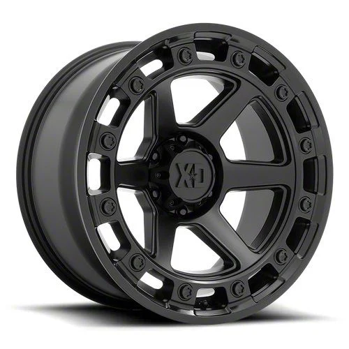XD Raid Satin Black 6-Lug Wheel; 17x9; 0mm Offset (07-14 Yukon)