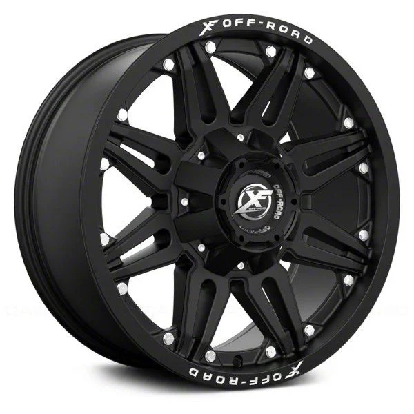 XF Offroad XF-204 Matte Black 6-Lug Wheel; 17x9; 20mm Offset (07-14 Tahoe)