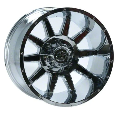 XF Offroad XF-219 Chrome 5-Lug Wheel; 20x12; -44mm Offset (02-08 RAM 1500, Excluding Mega Cab)