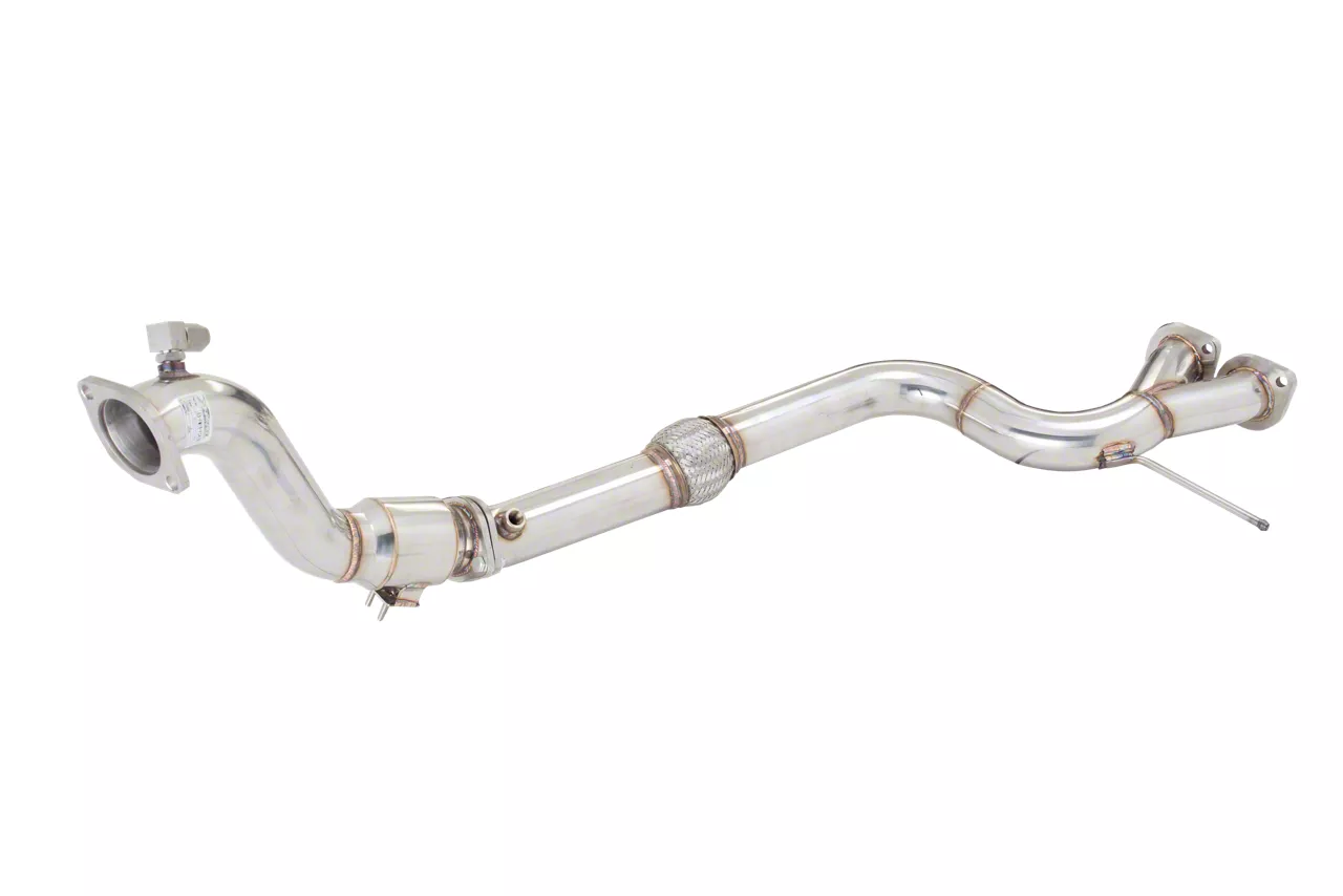 XForce 3-Inch Stainless High Flow Catted Downpipe (15-23 Mustang EcoBoost)