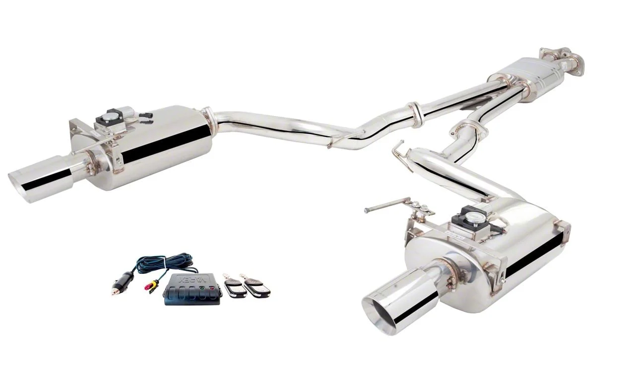 XForce Varex 2.50-Inch Cat-Back Exhaust with Oval Rear Mulffers (15-23 Mustang EcoBoost w/o Active Exhaust)