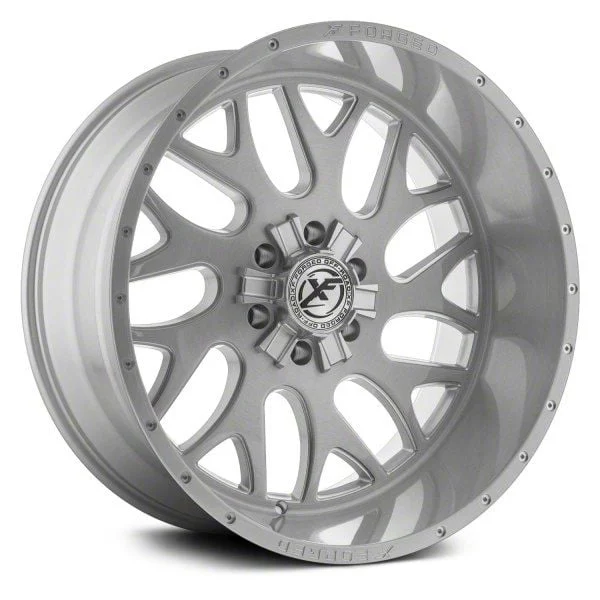 XFX Flow XFX-301 Brushed Milled 8-Lug Wheel; 20x12; -44mm Offset (07-10 Sierra 2500 HD)