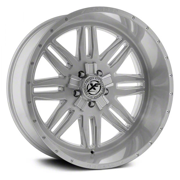 XFX Flow XFX-303 Brushed Milled 8-Lug Wheel; 20x12; -44mm Offset (07-10 Sierra 2500 HD)