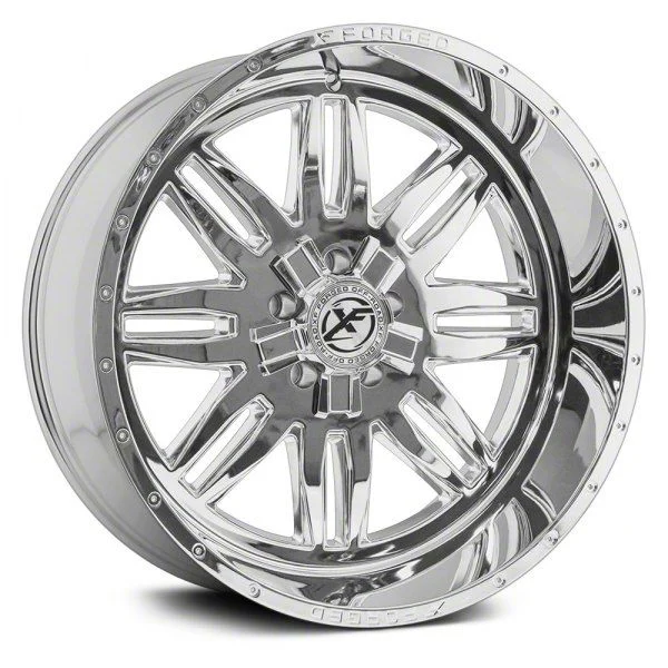 XFX Flow XFX-303 Chrome 8-Lug Wheel; 20x12; -44mm Offset (07-10 Sierra 2500 HD)