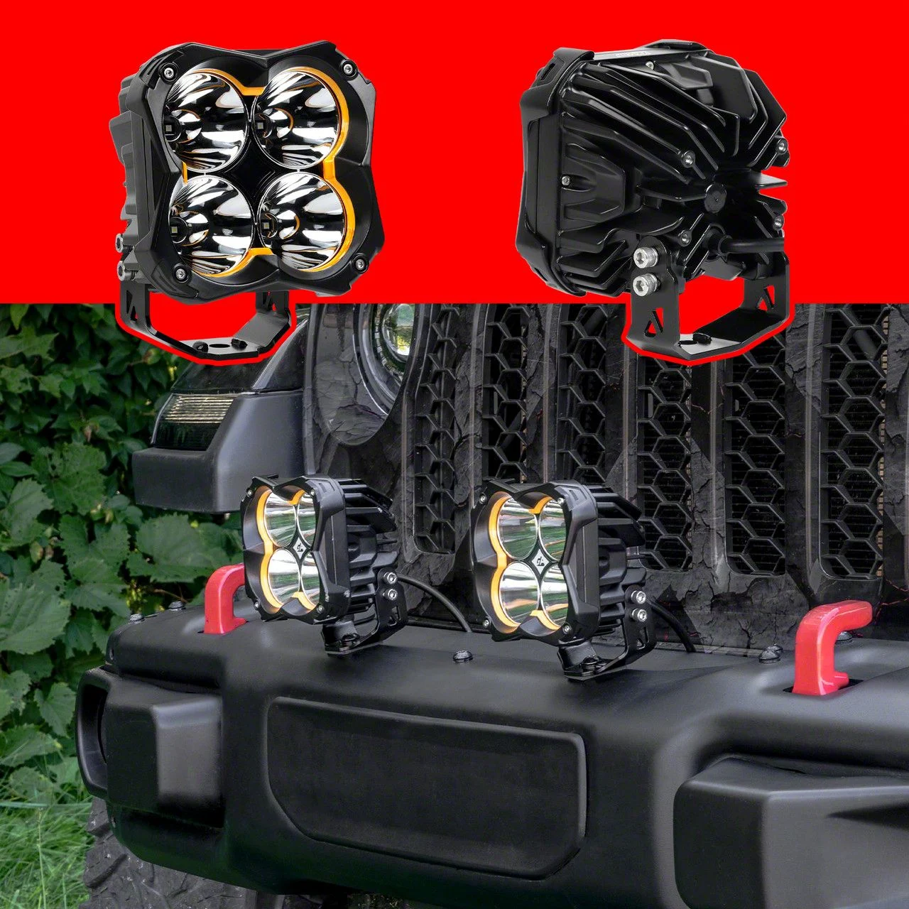 XK Glow 5-Inch Offroad LED Cube Light; Spot Beam (Universal; Some Adaptation May Be Required)