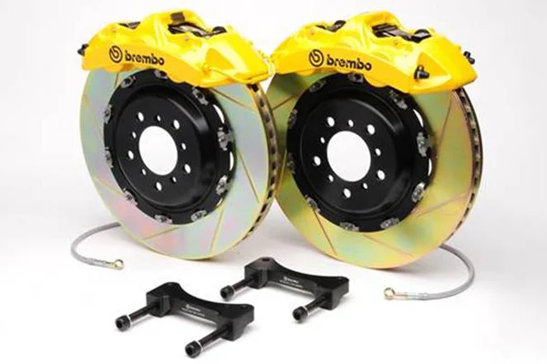 Brembo GT Yellow Front Slotted Brake Kit 355x32mm - 07-08 Infiniti G35 / 08-13 G37, 09-16 Nissan 370Z