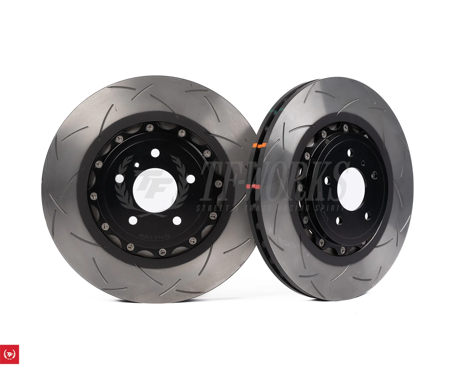 DBA 5000 Series T3 Drilled and Slotted Front Disc Brake Rotor - 09-12 Nissan 370Z